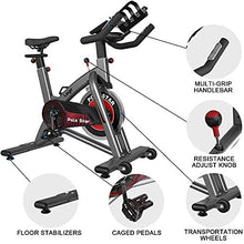 
                        
                          Load image into Gallery viewer, Loyo Magnetic Exercise Bike, Indoor Cycling Bike with LCD Monitor - JOY2ESpree
                        
                      