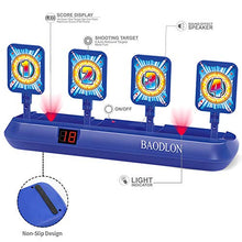 
                        
                          गैलरी व्यूवर में इमेज लोड करें, BAODLON Digital Shooting Targets with Foam Dart Toy Gun, Electronic Scoring Auto Reset 4 Targets Toys, Fun Toys for Age of 5, 6, 7, 8, 9, 10+ Years Old Kids, Boys &amp; Girls, Compatible with Nerf Toys
                        
                      