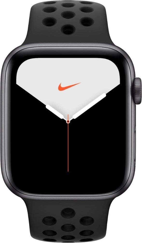 Apple Watch Series 5 (GPS + Cellular, 40MM) - Gold Aluminum Case with Pink Sand Sport Band (Renewed) - JOY2ESpree