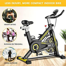 
                        
                          Cargar imagen en el visor de la galería, PYHIGH Indoor Cycling Bike Stationary Exercise Bike, Comfortable Seat Cushion, Ipad Holder with LCD Monitor for Home Cardio Workout Bike - JOY2ESpree
                        
                      