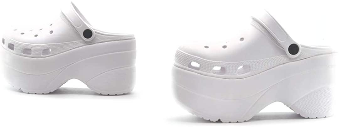 Cape Robbin Gardener Platform Clogs Slippers for Women, Women’s Fashion Comfortable Slip On Slides Shoes