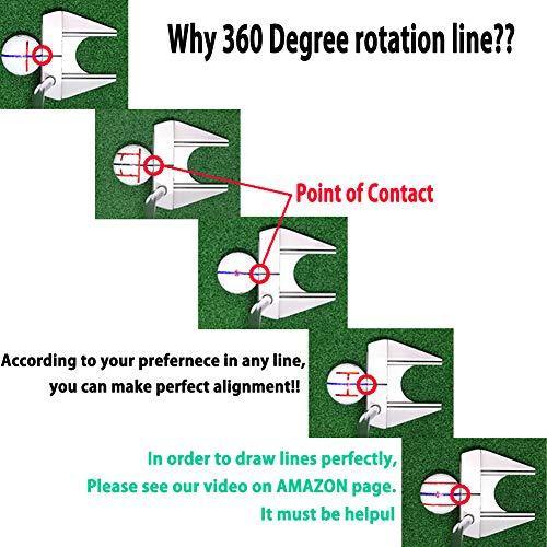 360 Degree Rotation Easy Ball Liner Drawing Alignment Putting Tool Kit - JOY2ESpree