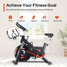 
                        
                          將圖片載入圖庫檢視器 Ober Stationary Exercise Bike 300 lb Capacity, Cardio Workout Spin Bikes for Home, Indoor Cycling Bike with Heart Rate Monitor - JOY2ESpree
                        
                      