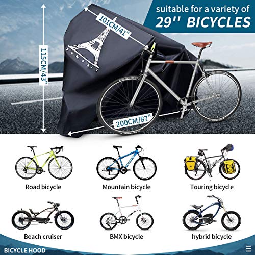 Bike Covers Outdoor Storage Waterproof,Bicycle Cover Waterproof Outdoor,210D Tear-Proof