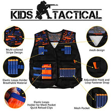 
                        
                          Muat gambar ke penampil Galeri, Meland Kids Tactical Vest Kit for Nerf Guns N-Strike Elite Series With Detachable Tactical Face Mask for Nerf Rival, Refill Darts, Dart Pouch, Reload Clips and Wrist Band for Boys Gifts Age 6 7 8 9 10
                        
                      