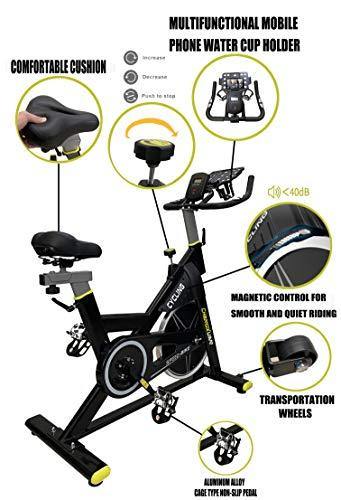 Exercise Bike，Belt Drive Indoor Cycling Bike With Magnetic Resistance Exercise Bike Cycle - JOY2ESpree