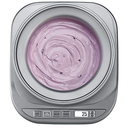 Cuisinart ICE-70 Electronic Ice Cream Maker, Brushed Chrome, Ice Cream Maker with Countdown Timer, With Countdown Timer - JOY2ESpree