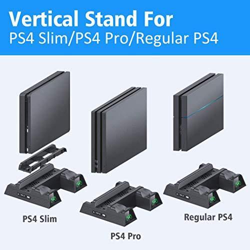 OIVO PS4 Stand Cooling Fan Station for Playstation 4/PS4 Slim/PS4 Pro - JOY2ESpree