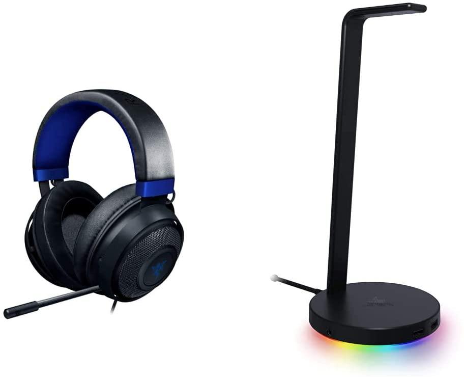 Razer Kraken Gaming Headset: Lightweight Aluminum Frame, Retractable Noise Isolating Microphone - JOY2ESpree