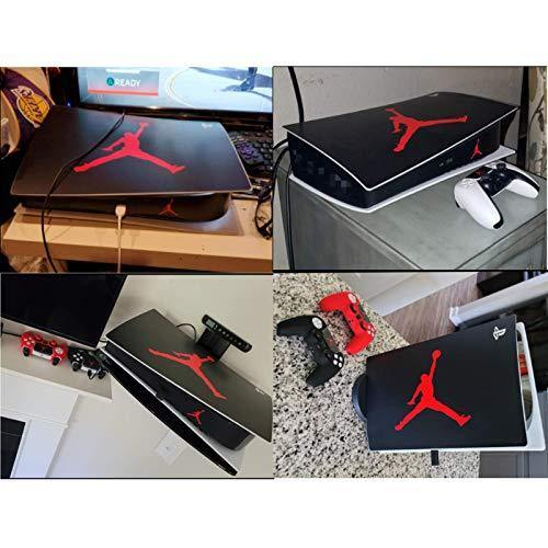 PS5 Digital Version Console and Controllers Skin Vinyl Sticker Decal Cover for PlayStation 5 Console and Controllers -Jordan Black Cement - JOY2ESpree