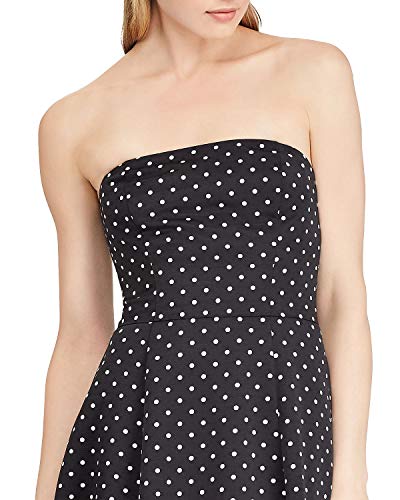 LAUREN RALPH LAUREN Womens Taranne Polka-Dot Faille Evening Dress