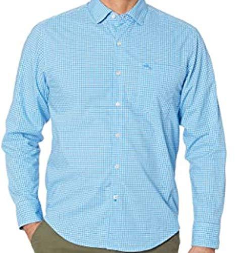 Tommy Bahama Long Sleeve Newport Coast Gingham Grove Island Zone Camp Shirt - JOY2ESpree
