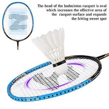 
                        
                          Load image into Gallery viewer, Fostoy Badminton Rackets, Badminton Sets for Backyards, Lightweight Carbon Fiber Badminton Racquets with 3 shuttlecocks and Carry Bag - JOY2ESpree
                        
                      