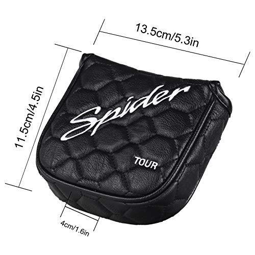 mytag Golf Heel Shafted Mallet Putter Headcover Strong Magnetic Closure for Taylormade Spider Tour - JOY2ESpree
