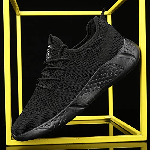 Damyuan Men's Sport Gym Running Shoes Walking Shoes Casual Lace Up Lightweight