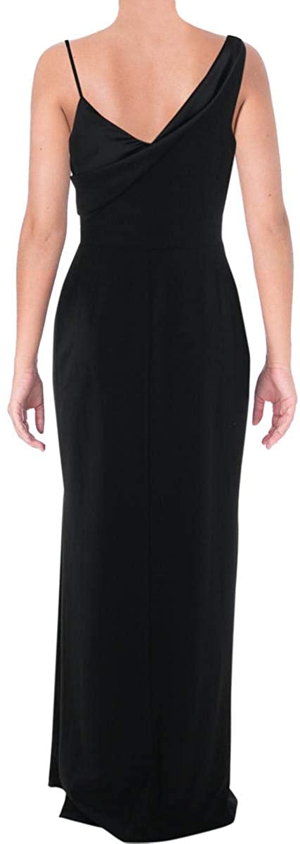 LAUREN RALPH LAUREN Womens Plus Abra One-Shoulder Full-Length Evening Dress