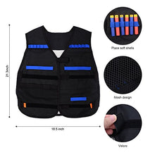 
                        
                          將圖片載入圖庫檢視器 Kids Tactical Vest Kit for Nerf N-strike Elite Series with 50 Bullets Refill Darts + 2 Reload Clips + Face Tube Mask + Protective Glasses + hand wrist band
                        
                      