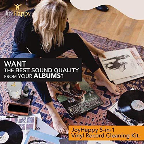 JOYHAPPY Vinyl Record Cleaner Kit - 5 in 1 Vinyl Record Cleaning Kit - JOY2ESpree