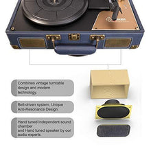
                        
                          Cargar imagen en el visor de la galería, Record Player, LUKER Portable Suitcase Bluetooth Turntable for Vinyl Record - JOY2ESpree
                        
                      