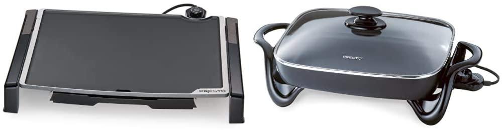 Presto 07073 Electric Tilt-N-fold Griddle, 19", Black inch - JOY2ESpree