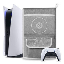
                        
                          Load image into Gallery viewer, Esimen Sleeve Protective Case Dust Cover for PS5 Console /Playstation 5 Digital Edition ,PS5 Controller Cover Compatible with 12 Game Disc Pockets - JOY2ESpree
                        
                      