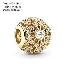 
                        
                          Muat gambar ke penampil Galeri, Pandora Jewelry Inner Radiance Cubic Zirconia Charm in Gold 14K - JOY2ESpree
                        
                      