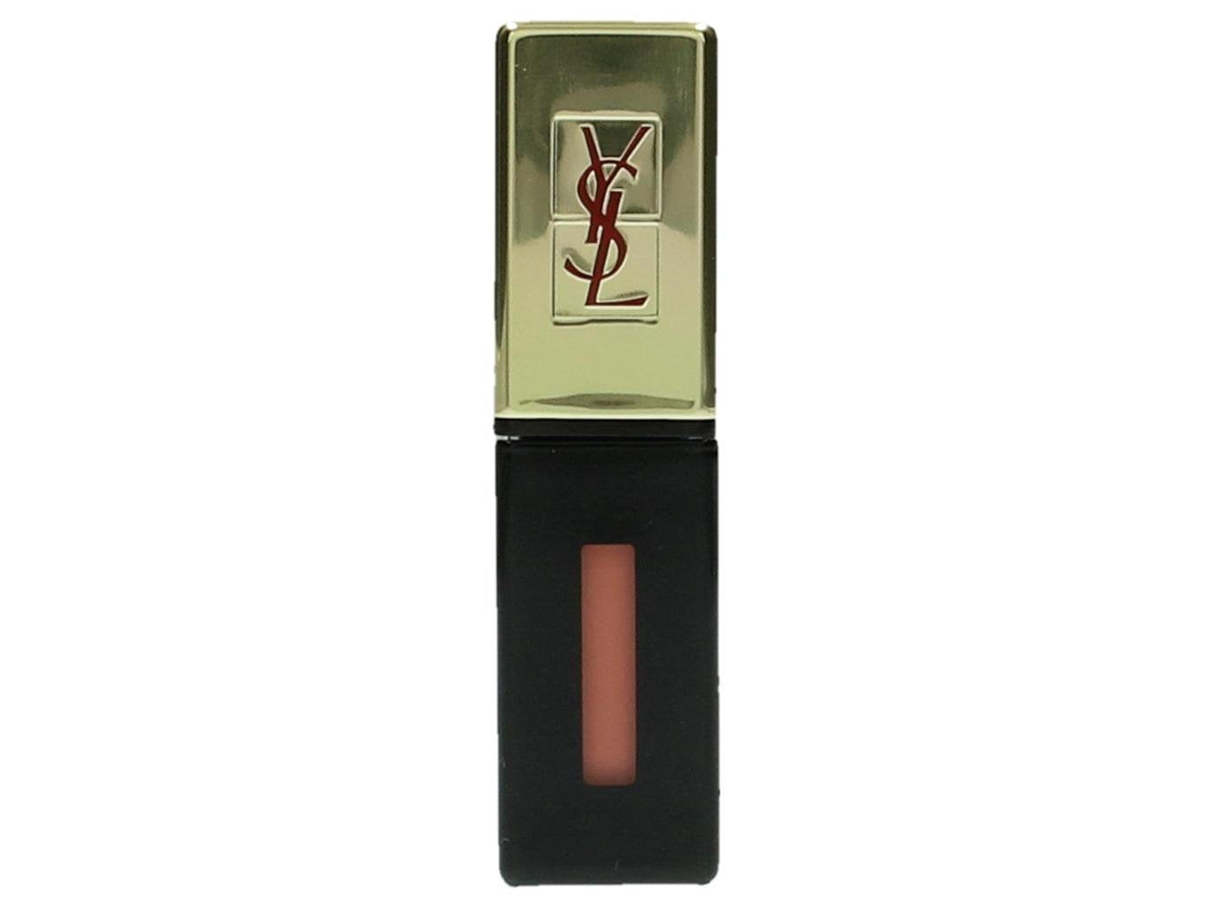 Yves Saint Laurent Rouge Pur Couture Vernis A Levres Glossy Stain Lip Gloss, No. 27 Peche Cerra Colla, 0.2 Ounce
