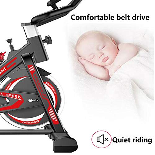 Indoor Exercise Bike, Stationary Cycling Bicycle with Heavy Flywheel - JOY2ESpree