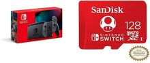 
                        
                          Cargar imagen en el visor de la galería, Nintendo Switch with Gray Joy‑Con - HAC-001(-01) + SanDisk 256GB MicroSDXC UHS-I Card - JOY2ESpree
                        
                      