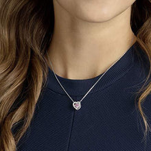 
                        
                          Muat gambar ke penampil Galeri, Swarovski Sparkling Dance Women's Heart Pendant Necklace with Pink and White Crystals on a Rhodium Plated Chain - JOY2ESpree
                        
                      