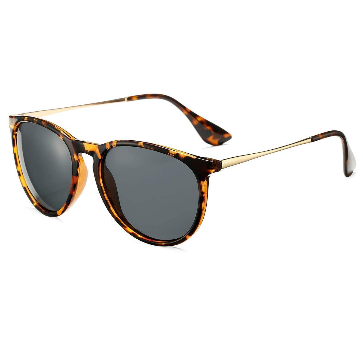 SUNGVG Polarized Sunglasses for Women Classic Round Retro Sun Glasses - JOY2ESpree