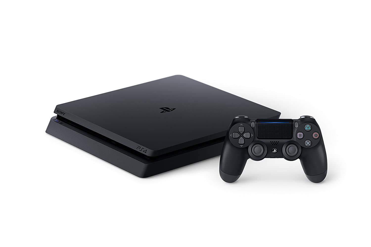 PlayStation 4 Slim 500GB Console [Discontinued] (Renewed) - JOY2ESpree