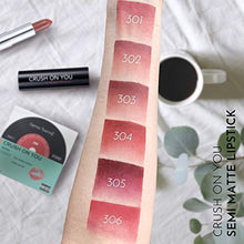 
                        
                          Load image into Gallery viewer, Semi Matte Vegan Lipstick with Creamy Satin Finish, Burnt Sienna
                        
                      