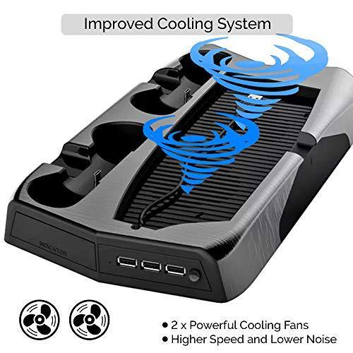 PS5 Cooling Stand Bundle Offer | Dual Controller Charge Station - JOY2ESpree
