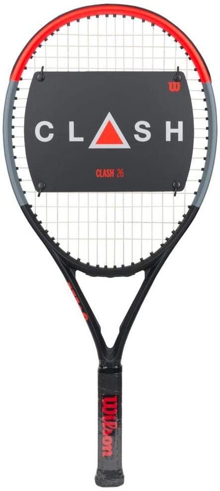 Wilson Clash Junior Tennis Racquet Strung with Synthetic Gut Power in Custom String Colors - JOY2ESpree