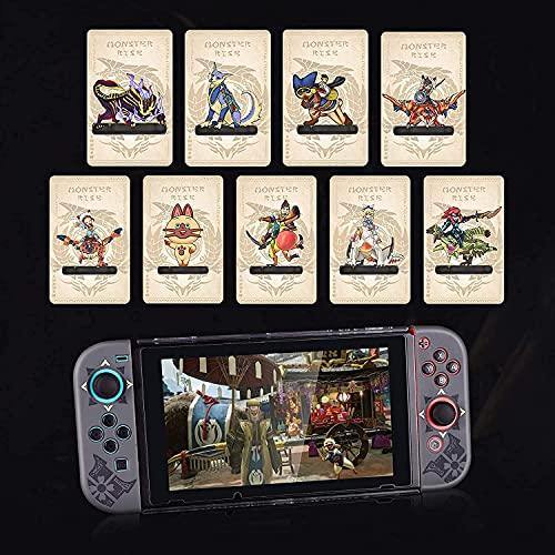 9 Pcs Monster Hunter Rise NFC Cards, Palamute, Palico, Magnamalo, Mini Size Game Cards for Switch/Switch Lite/New 3DS - JOY2ESpree