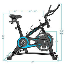 
                        
                          Muat gambar ke penampil Galeri, Merax Indoor Cycling Bike with Adjustable Resistance, Belt Drive Exercise Bike Stationary Bike - JOY2ESpree
                        
                      
