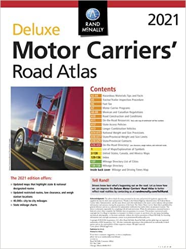 Rand McNally 2021 Deluxe Motor Carriers' Road Atlas