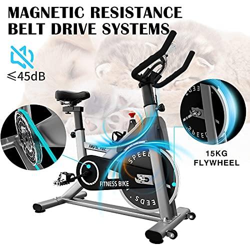 HAPICHIL Exercise Bikes Indoor Cycling Stationary bike with 35lbs Flywheel - JOY2ESpree