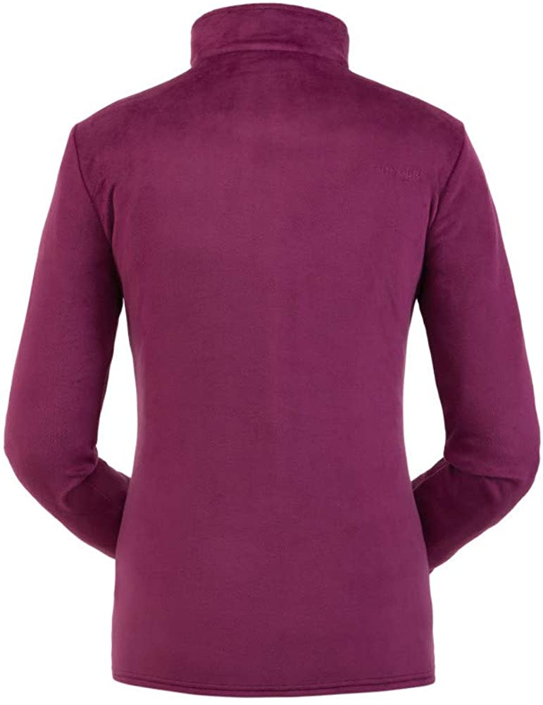 Spyder Womens Shimmer Bug Zip T-Neck