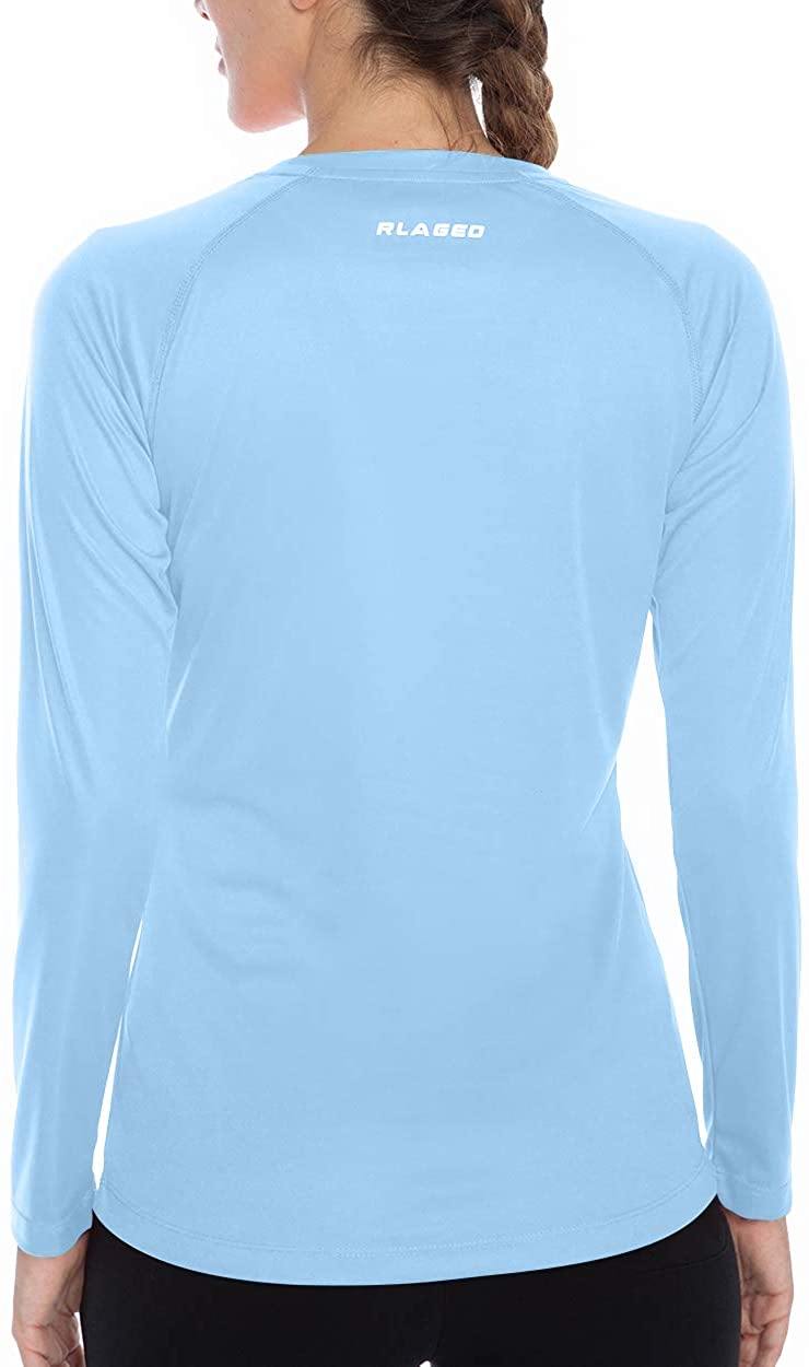 Women's UPF 50+ Sun Protection Hiking Shirts Long Sleeve Quick Dry Rashguard Athletic Running Fishing Shirts - JOY2ESpree