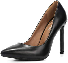 
                        
                          Muat gambar ke penampil Galeri, LIURUIJIA Womens Stiletto Pumps Pointed Toe High Heel Slip On Wedding Party Office Shoes 666
                        
                      