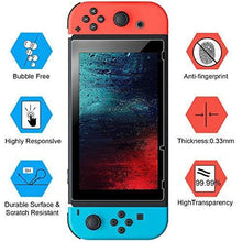 
                        
                          Load image into Gallery viewer, [3 Pack] Screen Protector Tempered Glass for Nintendo Switch, iVoler Transparent HD Clear Anti-Scratch Screen Protector Compatible Nintendo Switch - JOY2ESpree
                        
                      