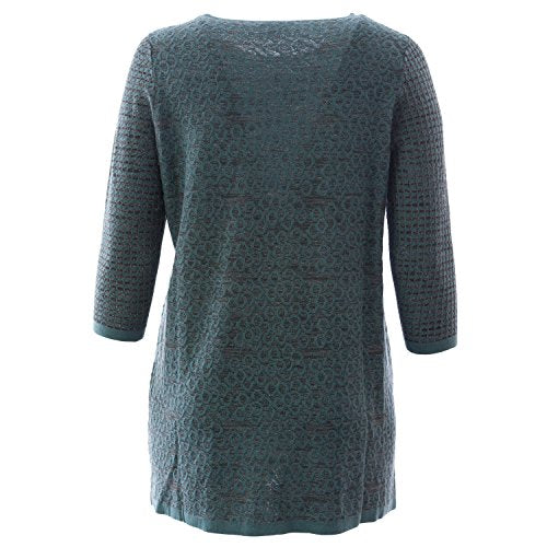 Marina Rinaldi Women's Alida Embellished Sweater Turquoise