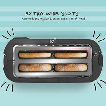 
                        
                          गैलरी व्यूवर में इमेज लोड करें, Elite Gourmet ECT-3100 Maxi-Matic 4 Slice Long Toaster with Extra Wide Slot for Bread, Croissants, and Buns, Reheat, Cancel and Defrost - JOY2ESpree
                        
                      
