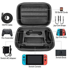 
                        
                          Load image into Gallery viewer, Carrying Storage Case for Nintendo Switch, LP Portable Travel Case Protective Hard Shell Bag with Separate Storage Space for Switch Console - JOY2ESpree
                        
                      