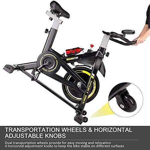 Grepatio Belt Drive Indoor Cycling Bike with Heavy Magnetic Resistance Flywheel - JOY2ESpree