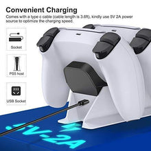 
                        
                          Load image into Gallery viewer, BEBONCOOL Charger for PS5 Charging Station, Patent-designed Fast for PS5 Controller Charger Station - JOY2ESpree
                        
                      