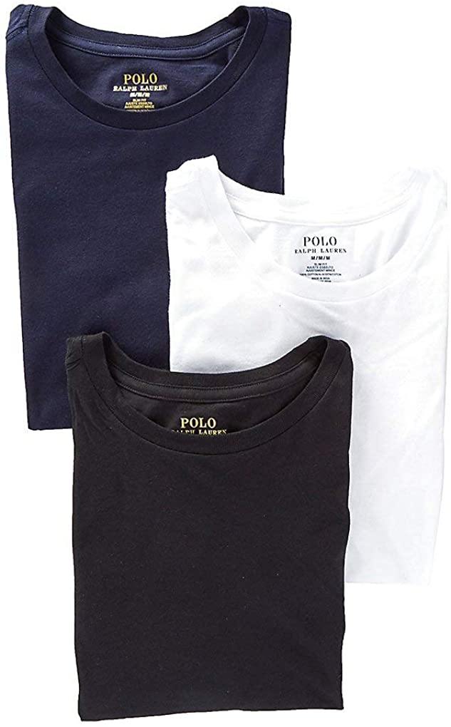 Polo Ralph Lauren Men's Slim Fit w/Wicking 3-Pack Crews