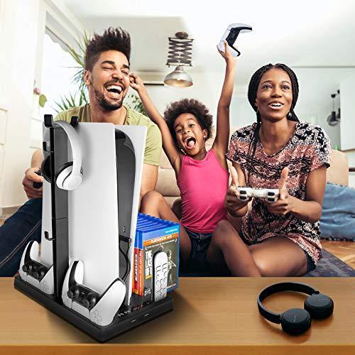 PS5 Stand Cooling Fan Station for Playstation 5/PS5 Digital Edition - JOY2ESpree